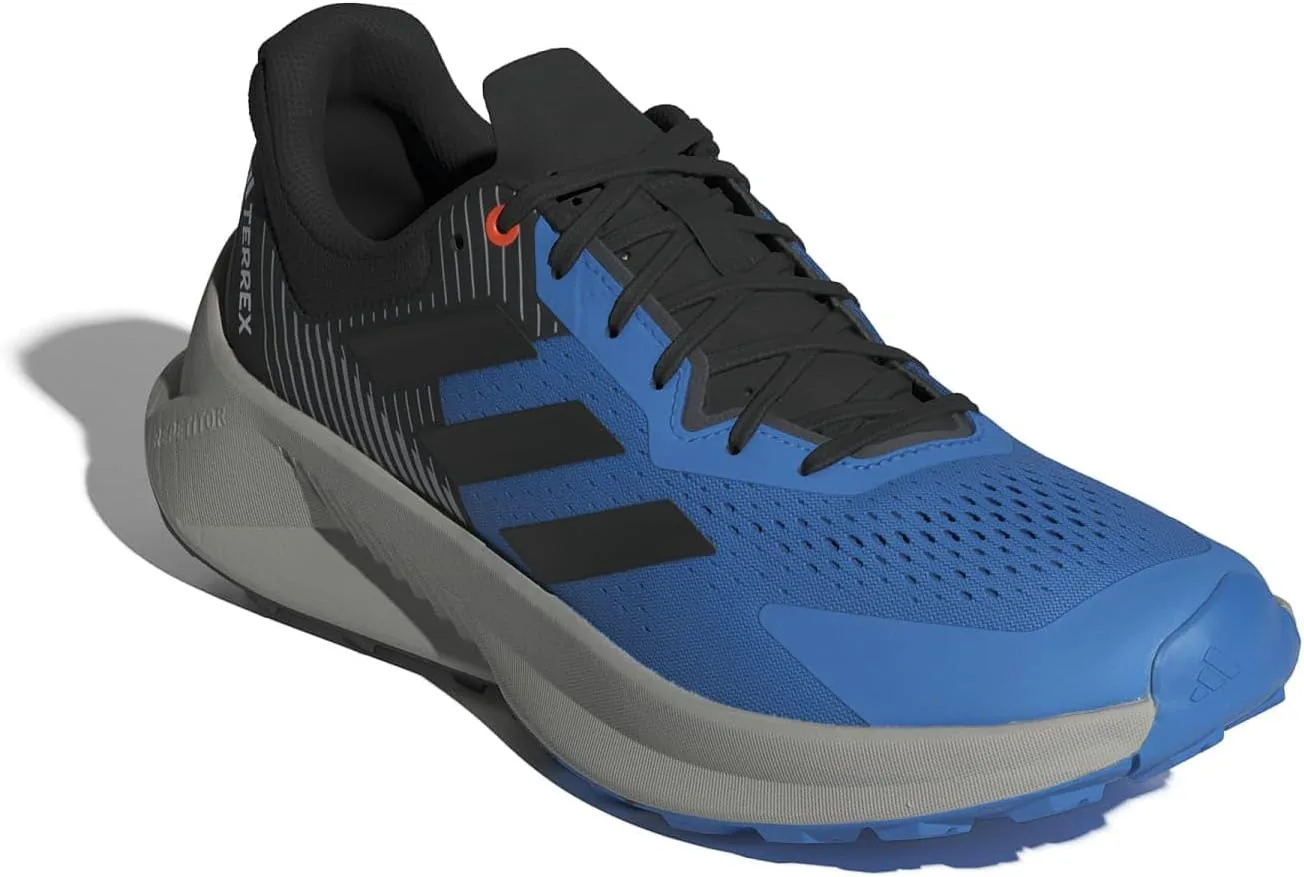 Мужские кроссовки для трейлраннинга Adidas Terrex Soulstride Flow, синий/черный/оранжевый — фото 2