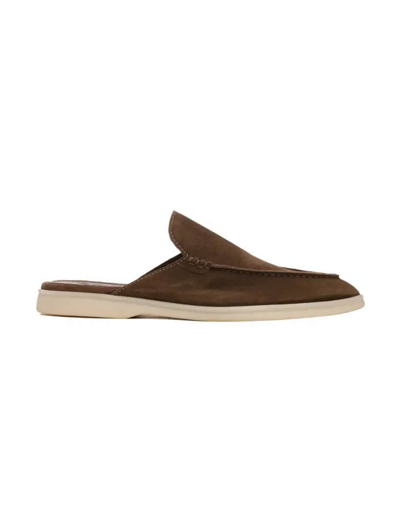 

Замшевые лоферы Babouche Walk Loro Piana, мультиколор