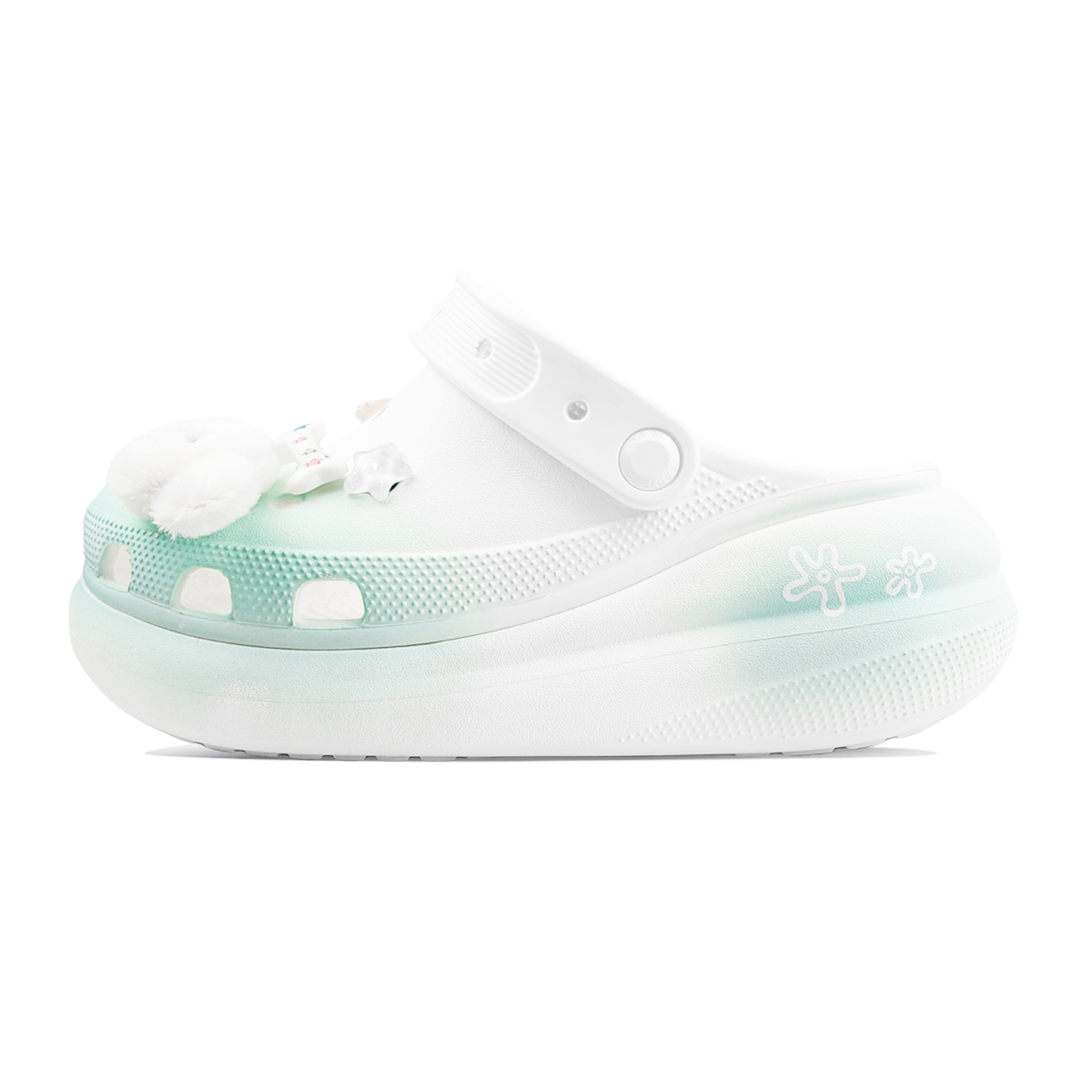 

Crocs Кроссовки Crush Clog унисекс белые, цвет White