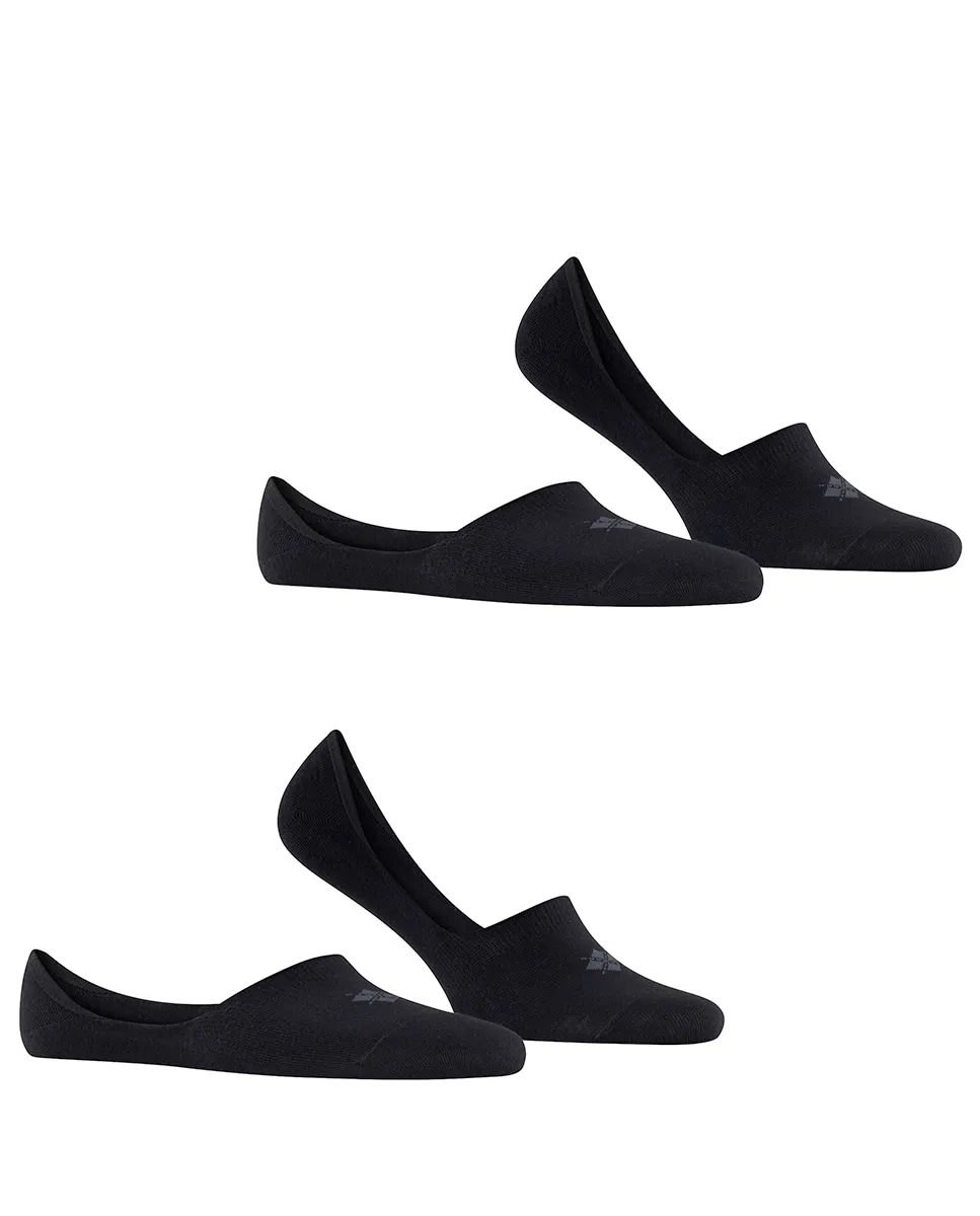 

Набор из двух носков для мужчин, невидимые, гладкие, розовые Burlington