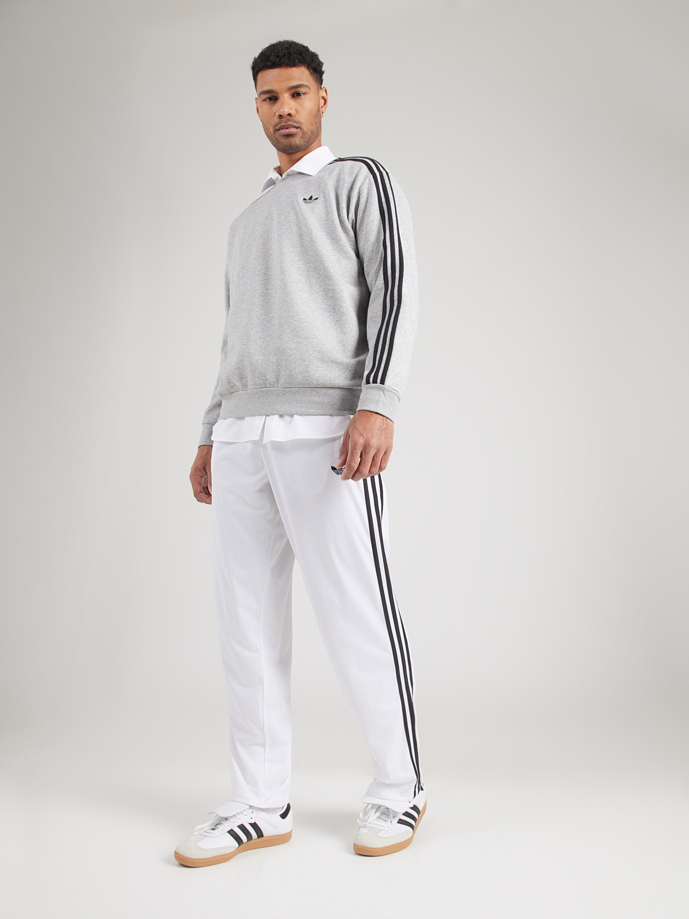 Adidas Originals Обычные штаны 'Firebird' в белом цвете — фото 4