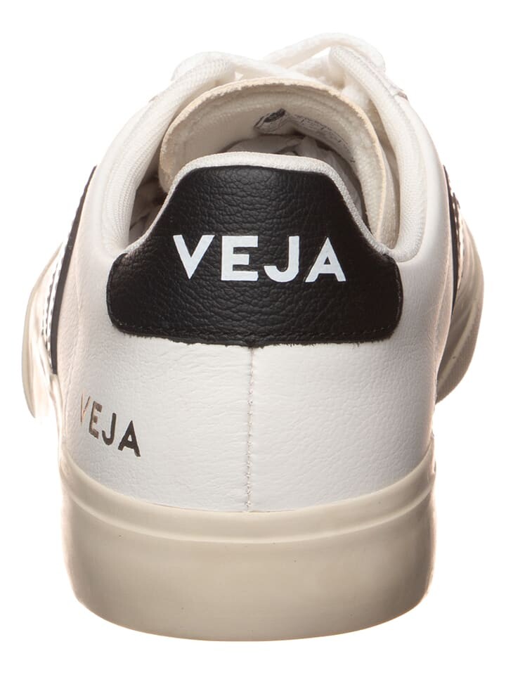 Кроссовки на шнуровке Veja Leder-Sneakers Campo, цвет Weiß/Schwarz — фото 3