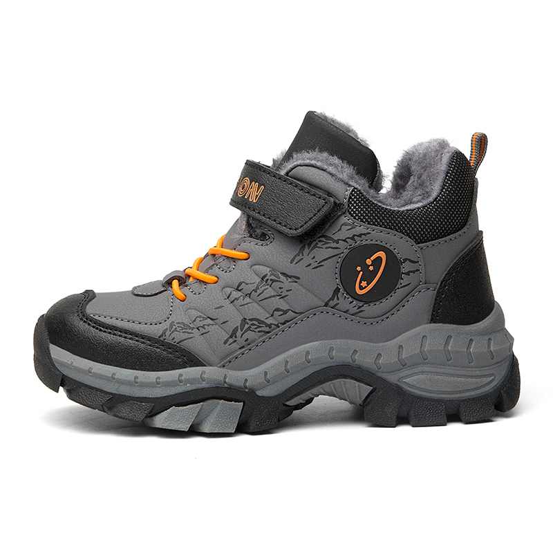 

Противоскользящая амортизация, легкая амортизация, термо, waterproof детская обувь для улицы kids' ROBINHOOD, черный