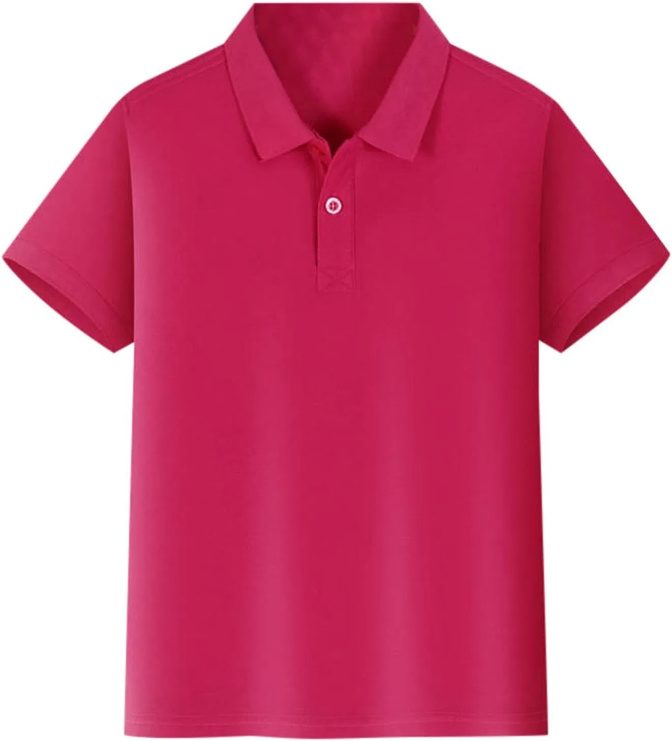 Пике поло мальчиков с коротким рукавом, Stretch, Hot Pink