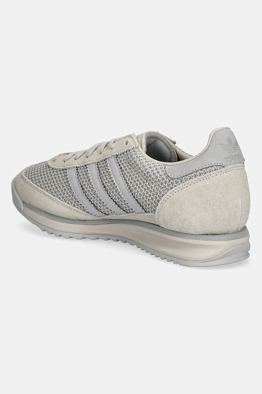 Замшевые кроссовки SL 72 RS Adidas Originals, бежевый — фото 3