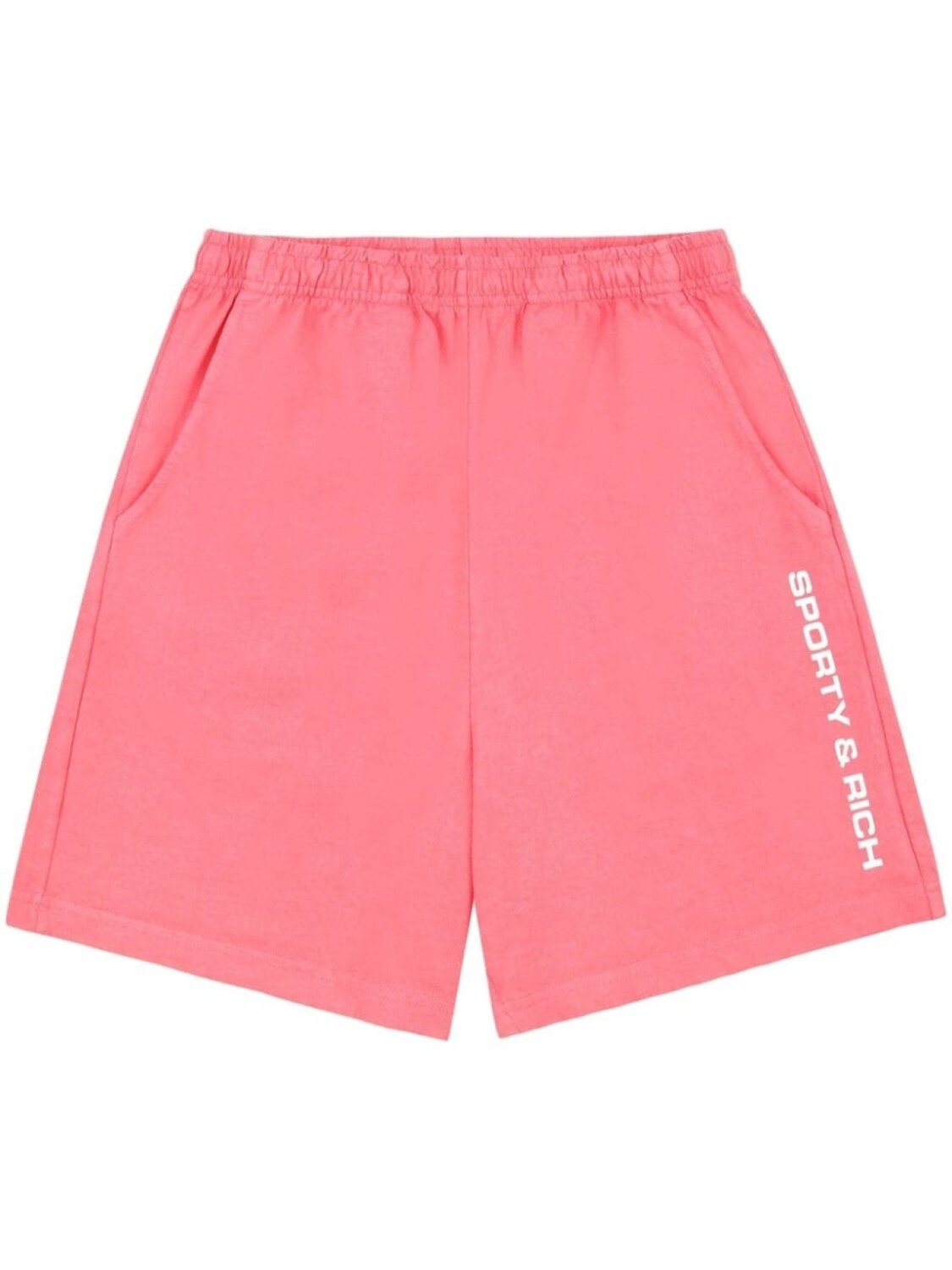 

Sporty & Rich хлопковые брюки с логотипом, розовый