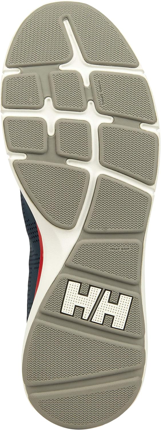 Helly-Hansen Ahiga V4 HP Boat Shoes for Men - Breathable, Lightweight, and Hard-Wearing Textile with EVA Cushion Midsole and Rubber Traction Outsole Helly Hansen, 597 Navy/Flag Red/Off White — фото 3