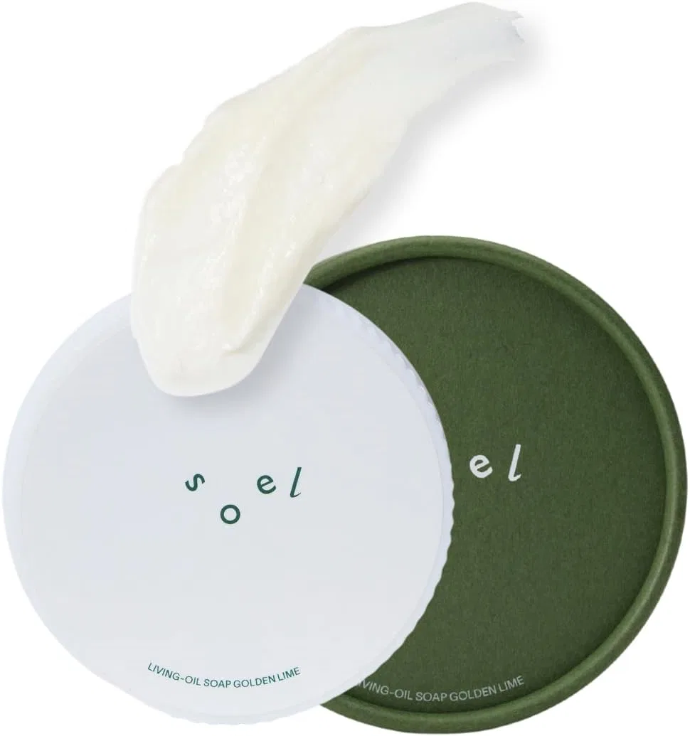 Мыло Soel LIVING-OIL SOAP GOLDEN LIME, 100 мл, для лица