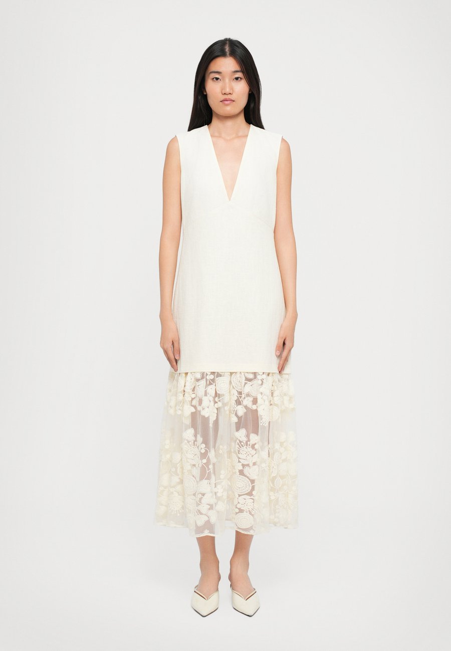 

Платье Sea ARIELLE V NECK MIDI DRESS, Cream/Off-White