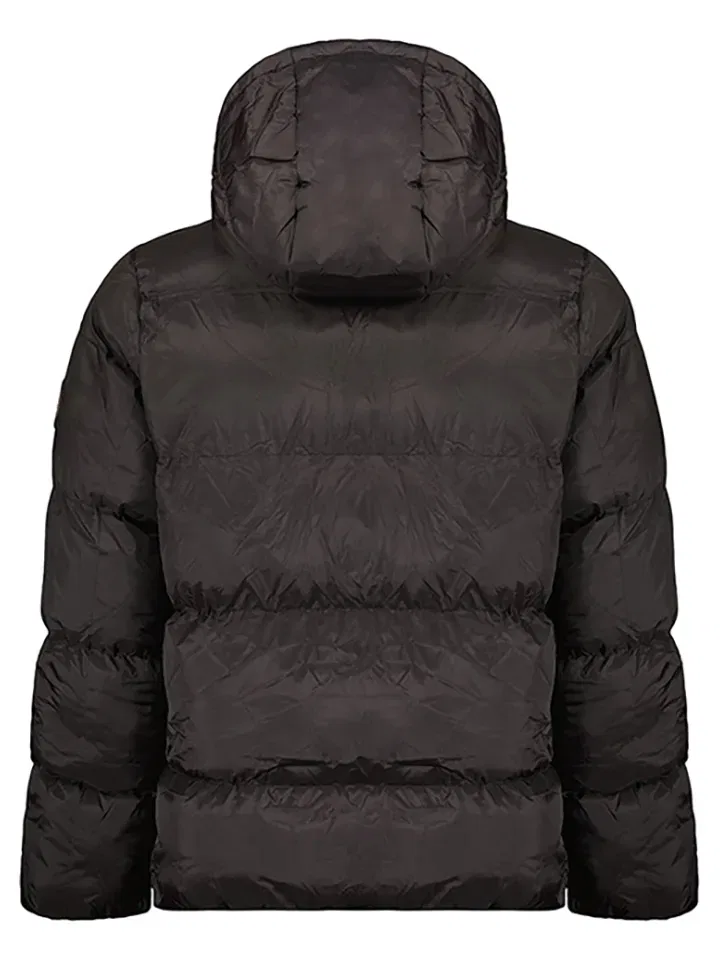Стеганая куртка с капюшоном Geographical Norway, черный — фото 2