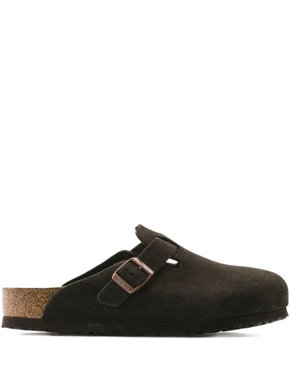 Бостонские мулы с пряжками Birkenstock, коричневый