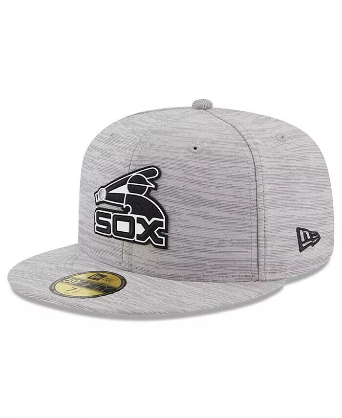

Мужская серая приталенная кепка Chicago White Sox 2023 Clubhouse 59FIFTY New Era