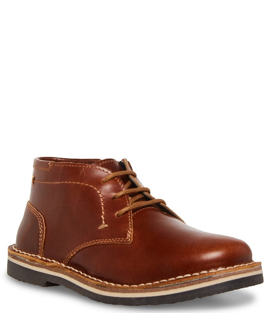 

Кожаные ботинки на шнуровке Steve Madden для мальчиков Harkeen (молодежная), коричневый