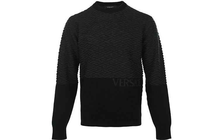 

Свитер FW22 Knitwear Men's Dark Gray VERSACE, темно-серый