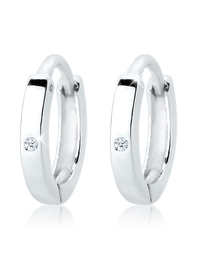 

Elli DIAMONDS Серьги из серебра 925 пробы, белые