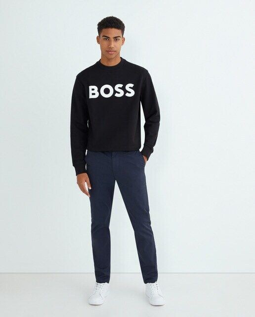 

Мужская толстовка с логотипом Boss Orange, черный