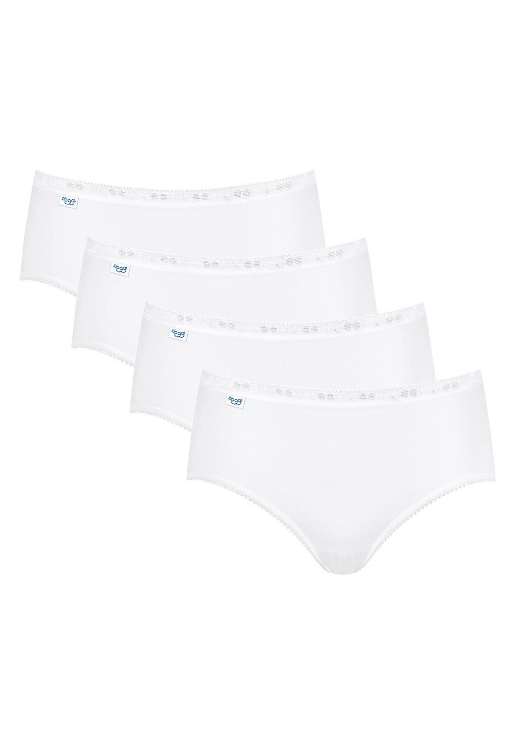 

Трусы SLIP MIDI, BASIC 4ER PACK, EINFARBIG Sloggi, белый