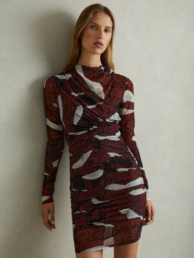 

Абстрактное платье калли Reiss, разноцветный