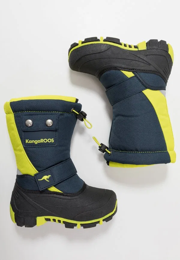 Зимние ботинки bean Kangaroos, Dark Navy/Lime