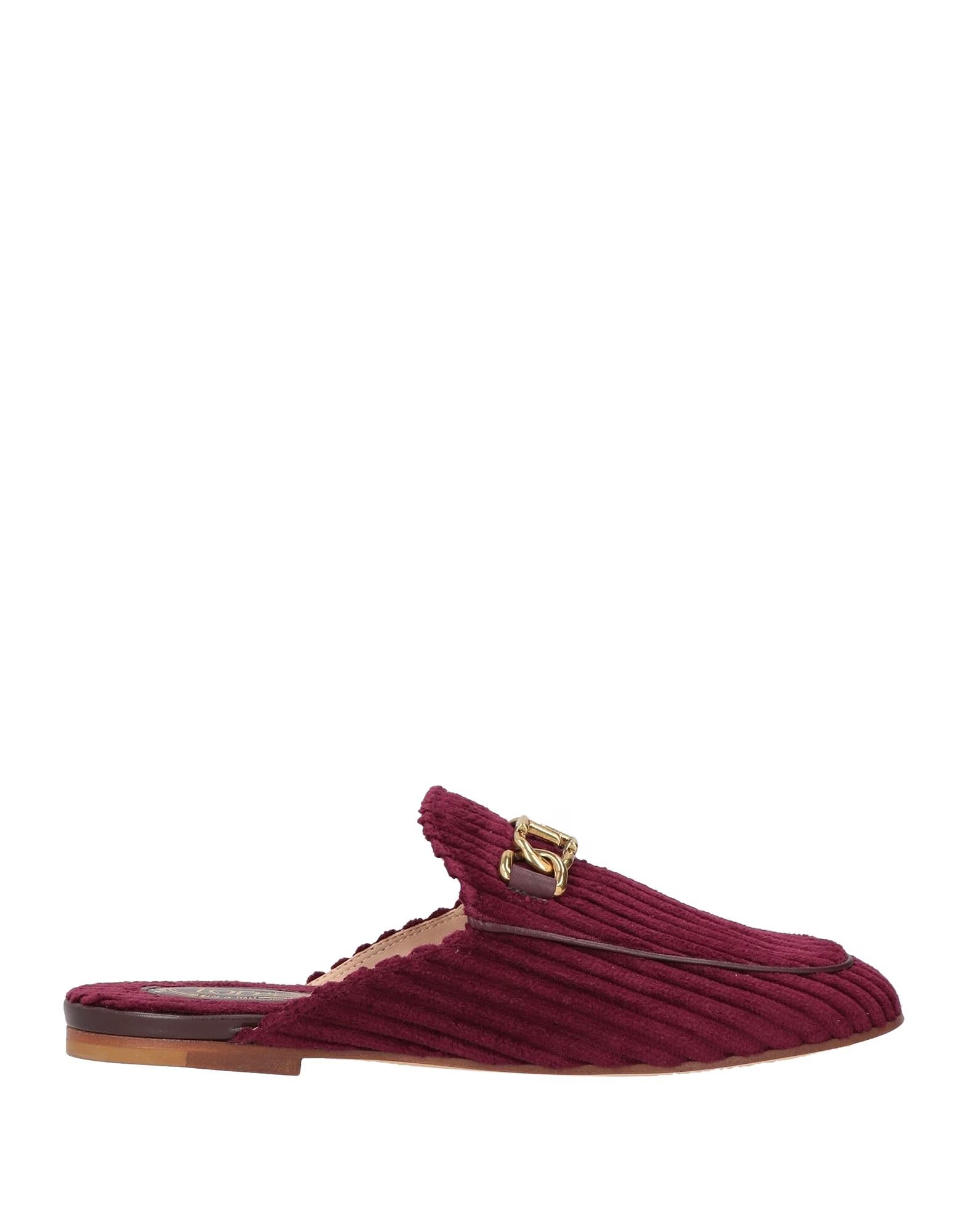 Сабо Tod'S, бордовый