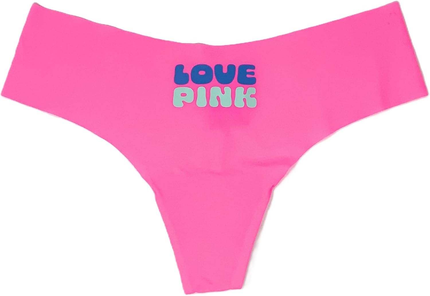 Victoria's Secret PINK трусики-стринги No-Show, Pink/Blue