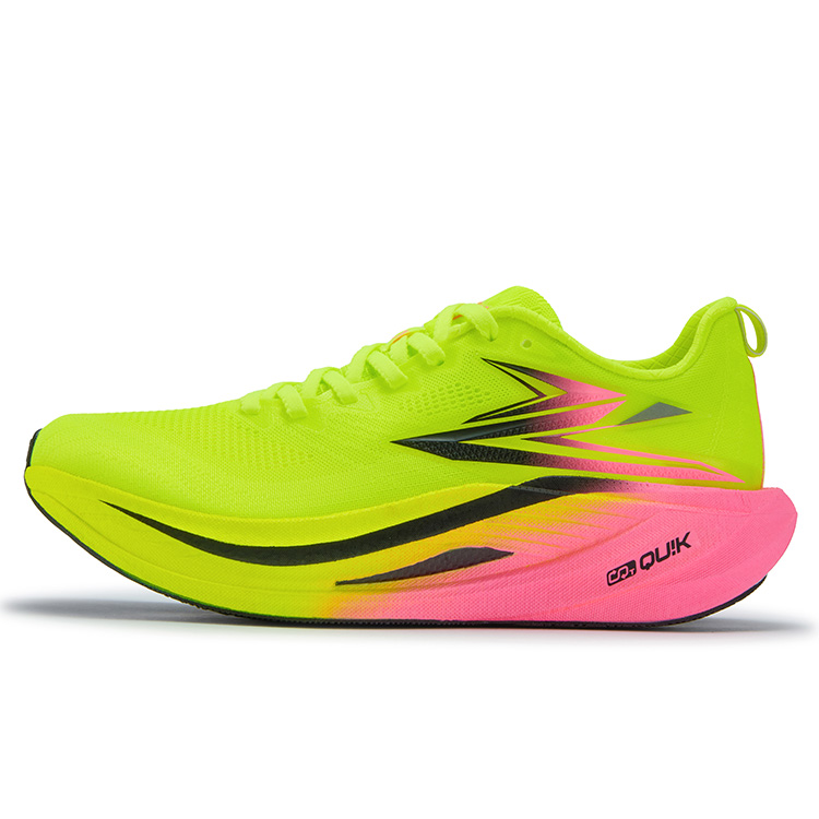 

Flame 5 MIX Cushioning Slip Resistant Abrasion Resistant Breathable Low top Carbon Plate кроссовки для бега Unisex 361°, neon solar желтый розовый