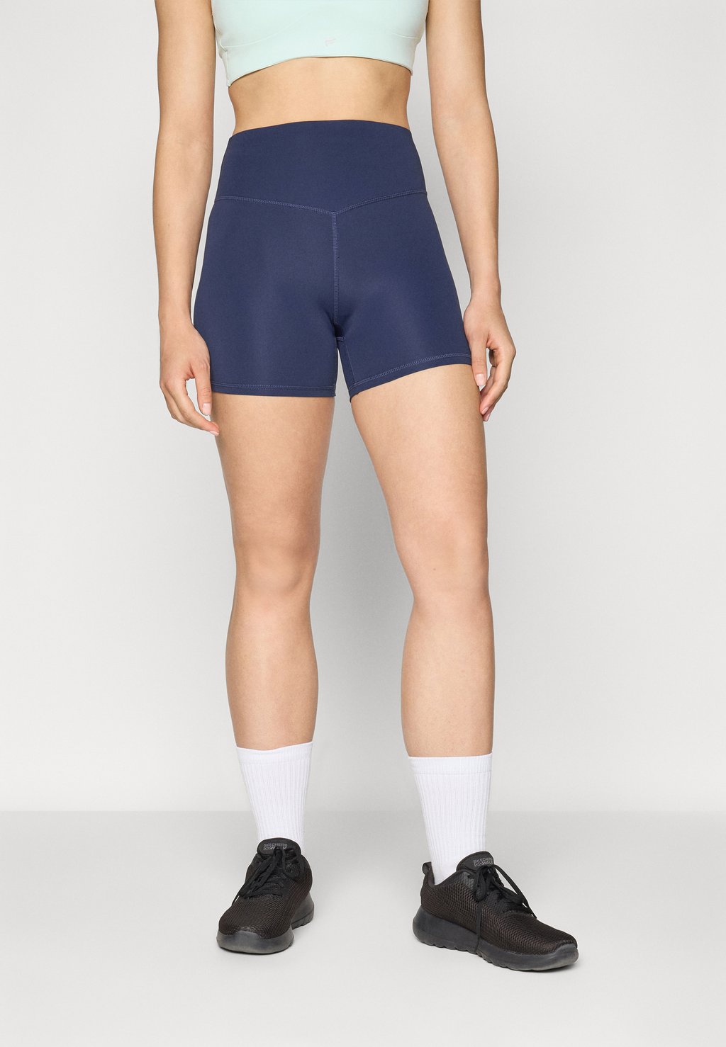 

Леггинсы HIGH WAISTED PURELUXE SHORT Fabletics, темно-синий