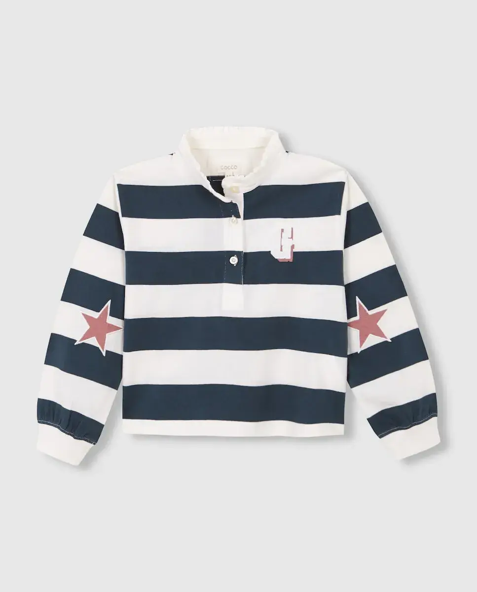 

Детская футболка в зеленую полоску Gocco