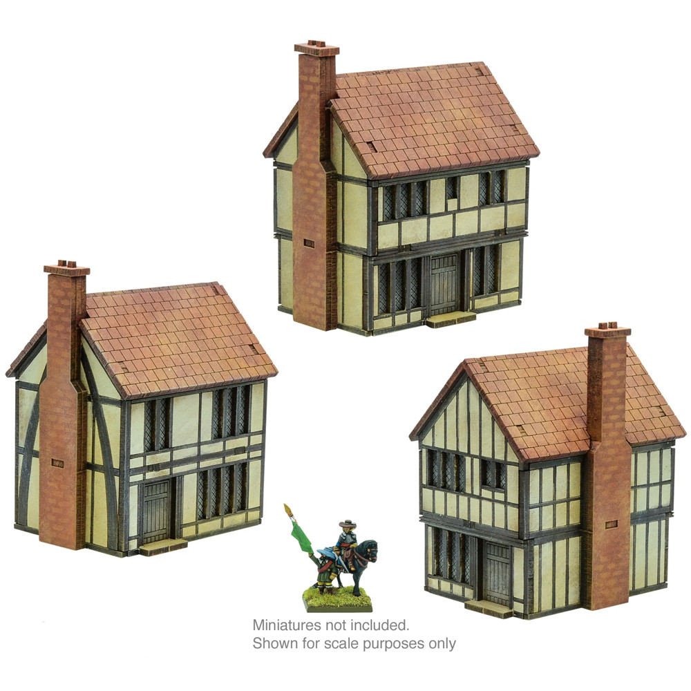 

Миниатюра Warlord Games Pike & Shotte Epic Battles: Town Houses Scenery Pack