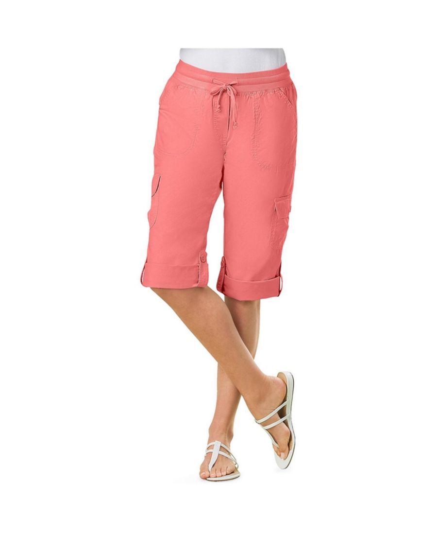 

Женские брюки-капри/бермуды Within Convertible Length Cargo Woman Within, Sweet coral
