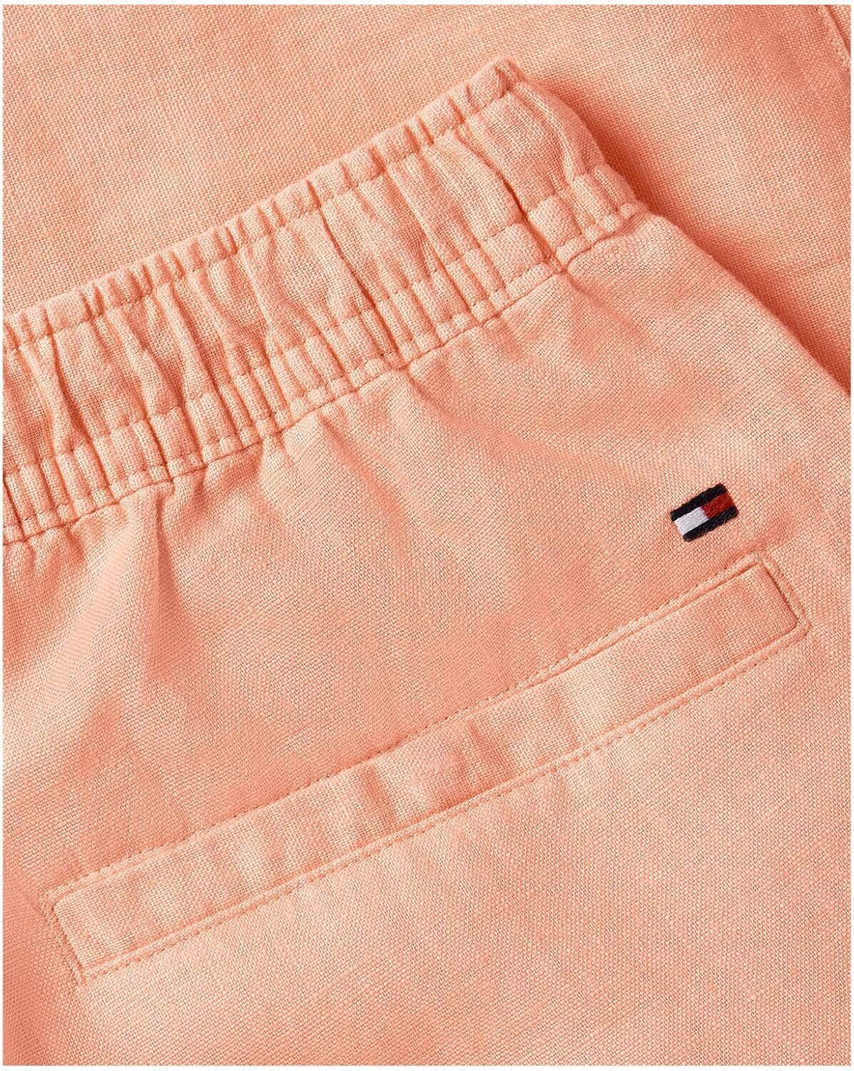 Мужские льняные шорты Tommy Hilfiger с быстросохнущими вставками, Peach Dusk — фото 3