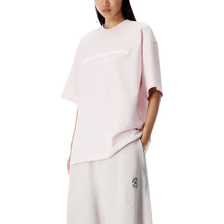 Футболка Unisex SS26 Alexander Wang, светло-розовый