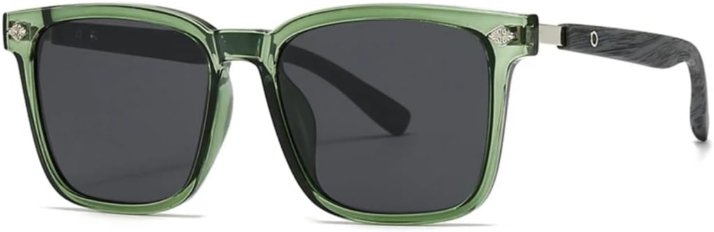 

Солнцезащитные очки с защитой UV400 | Круглая легкая оправа, цветные линзы | Для женщин и мужчин, для занятий спортом на открытом воздухе и вождения DSVIGF, Army Green