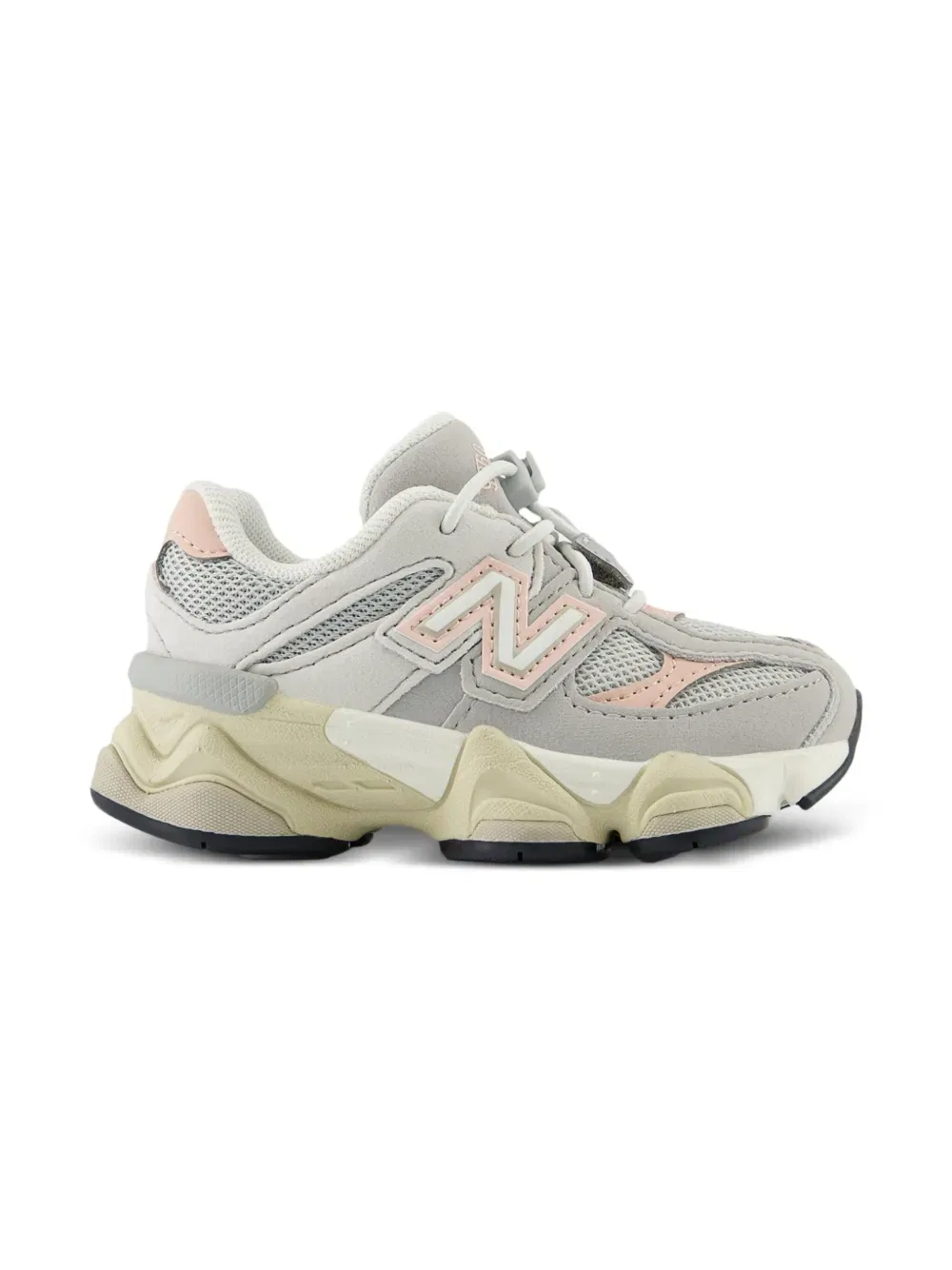 Кроссовки из сетки 9060 New Balance Kids, серый — фото 2