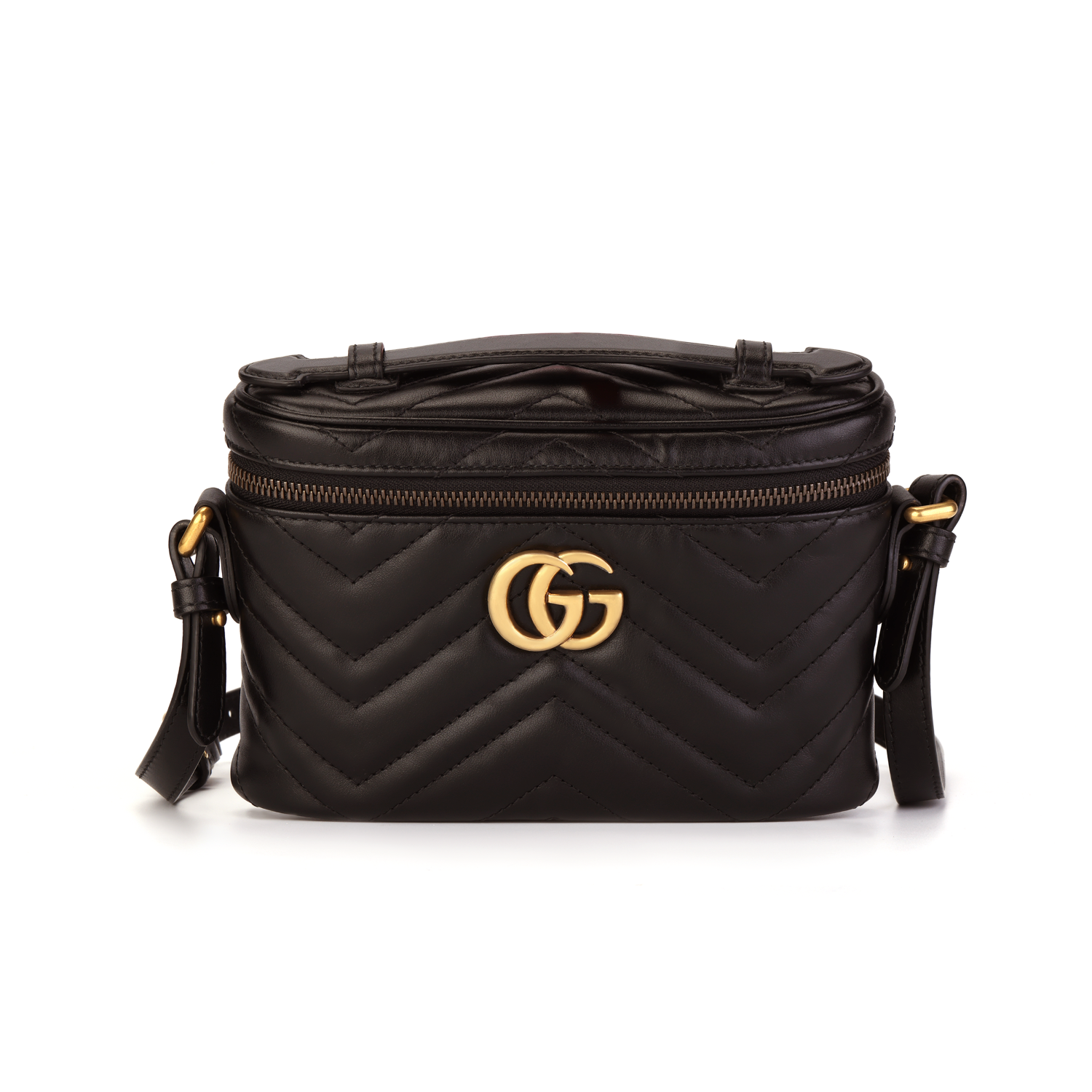 

Кожаная стеганая косметичка Мармонт Сумка через плечо Женская средняя сумка GUCCI, box(basic set+box)