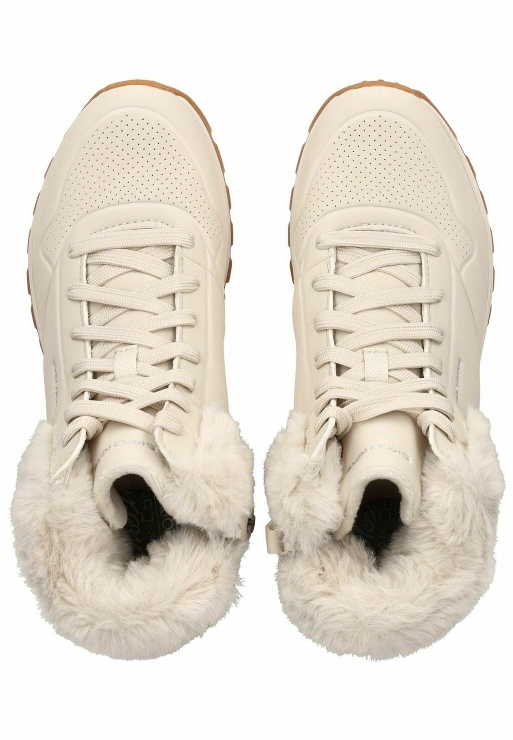 Зимние ботинки Skechers с меховой отделкой, белый — фото 4