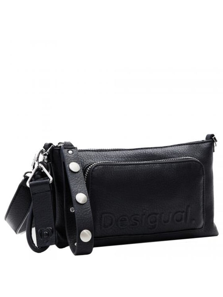 

Кошелек Desigual Half Logo Monica - Umhängetasche 24.5 cm, черный