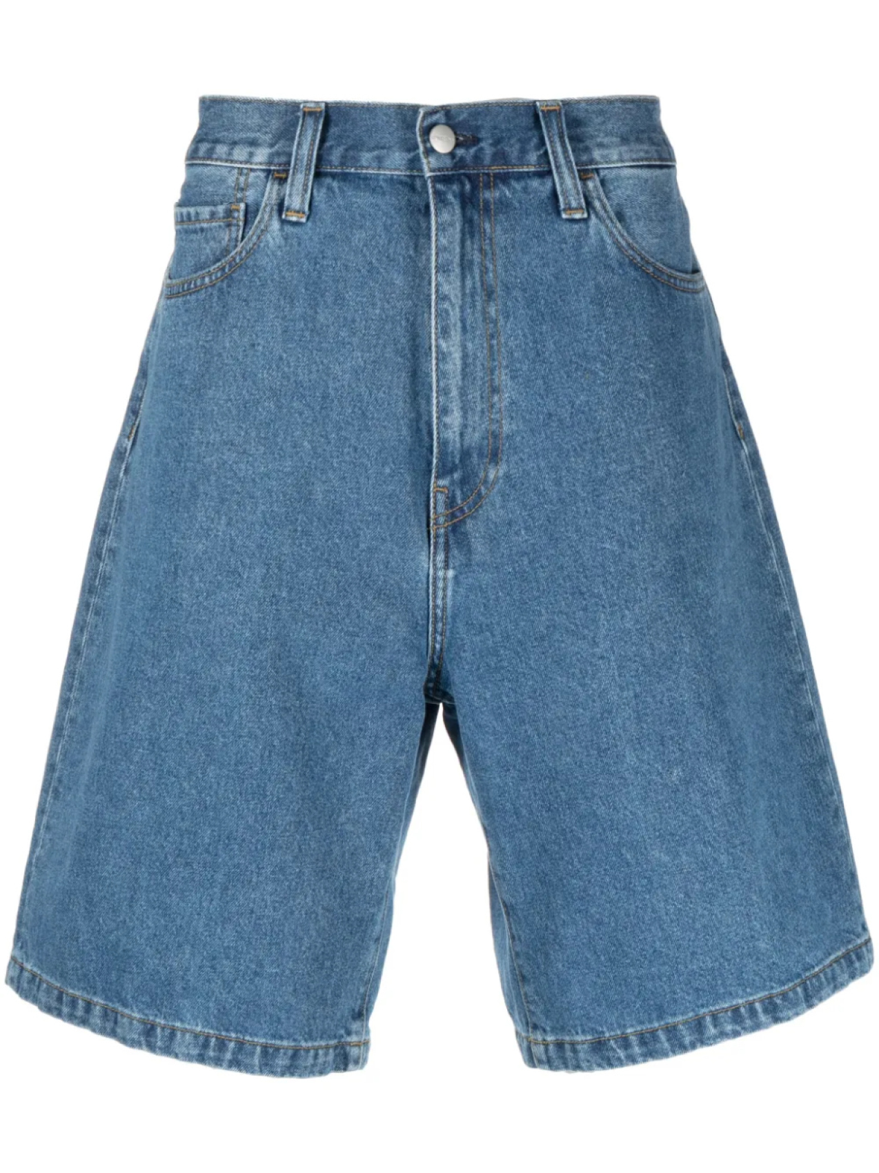 

Джинсовые шорты с логотипом Carhartt WIP, синий
