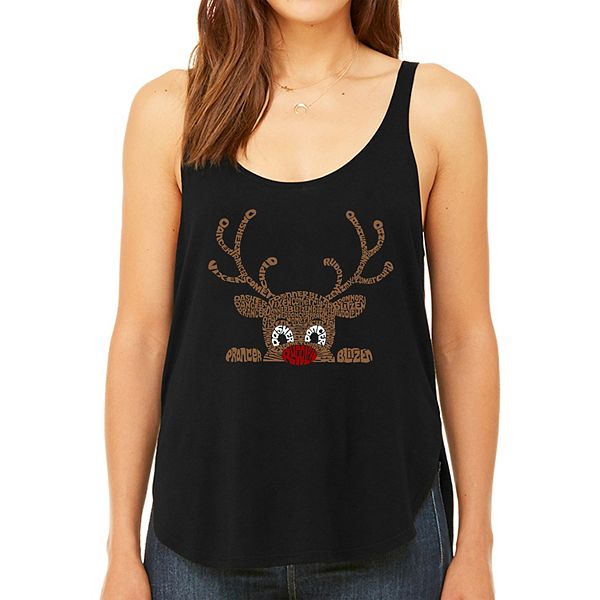 

Футболка женская Peeking reindeer с принтом La Pop Art