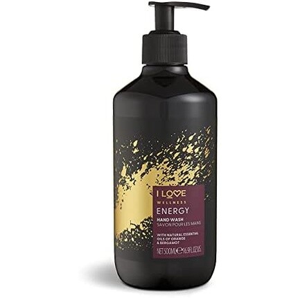 

Средство для мытья рук I Love Wellness Energy с эфирными маслами апельсина и бергамота, 500 мл, I Love Cosmetics, Серый, Средство для мытья рук I Love Wellness Energy с эфирными маслами апельсина и бергамота, 500 мл, I Love Cosmetics