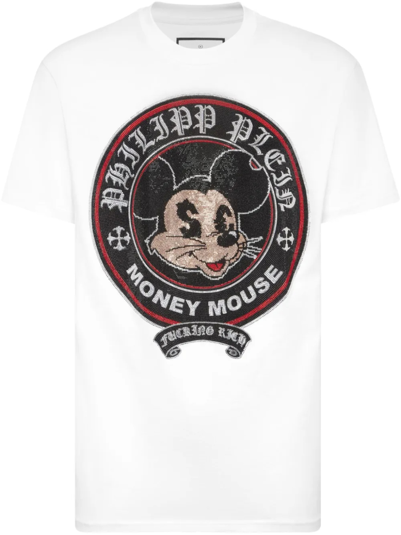 

Футболка Money Mouse Philipp Plein, белый