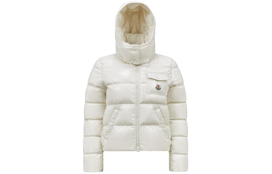 

Пуховик женский белый Moncler