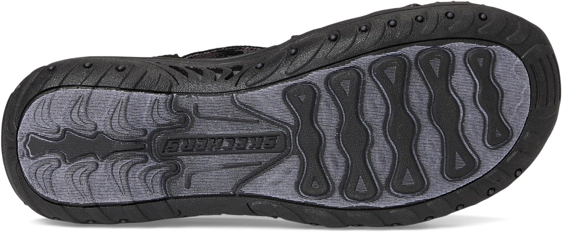 Сандалии SKECHERS Reggae - Positive Space, черный — фото 3