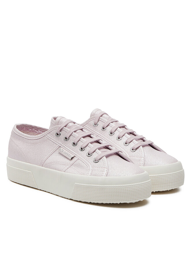 Кеды Superga Zapatillas de tenis Platform Pearl Matte Canv 2740, фиолетовый — фото 2