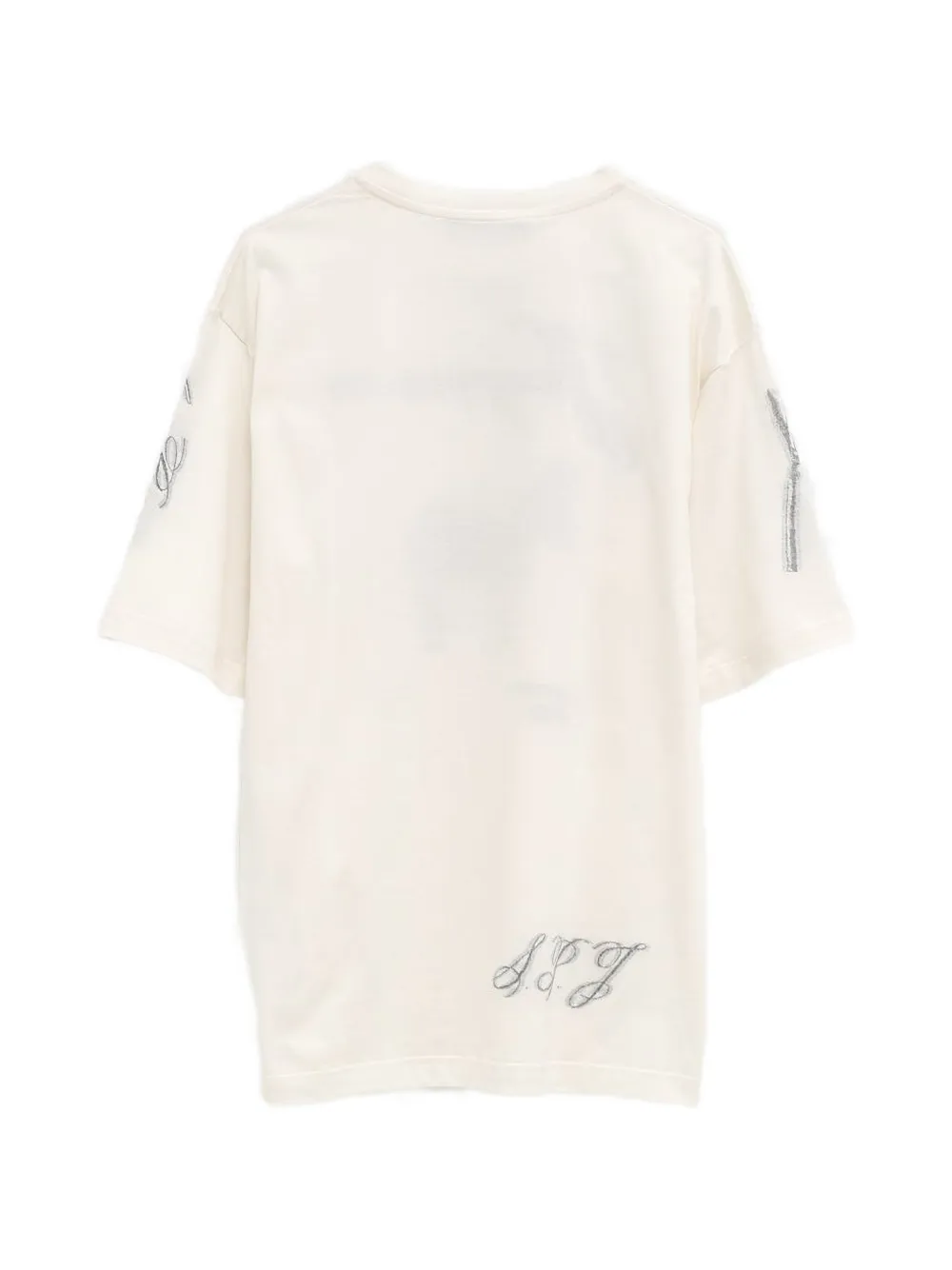 Футболка из жаккарда с принтом осла Jacquemus, белый — фото 2