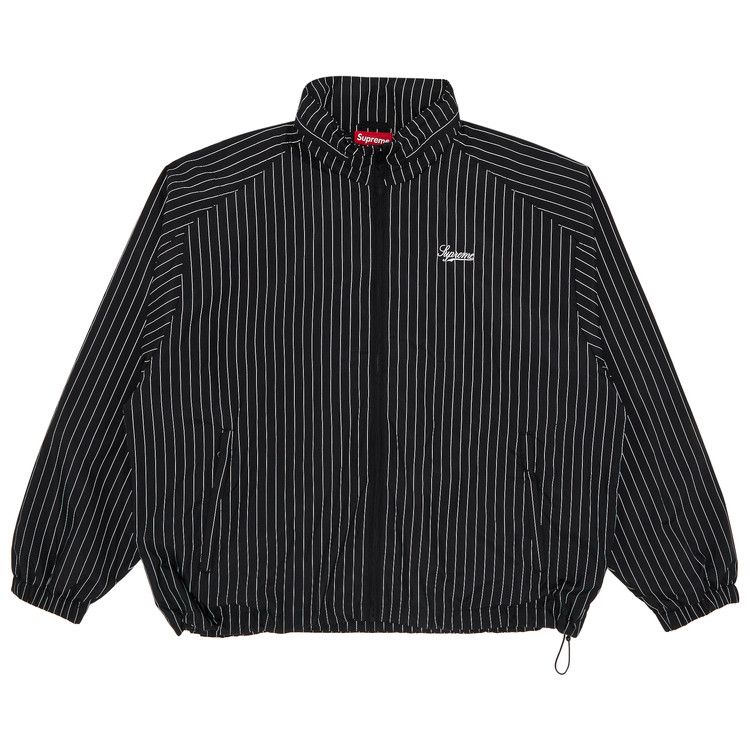 

Спортивная куртка Supreme Reflective Pinstripe Track Jacket, Black