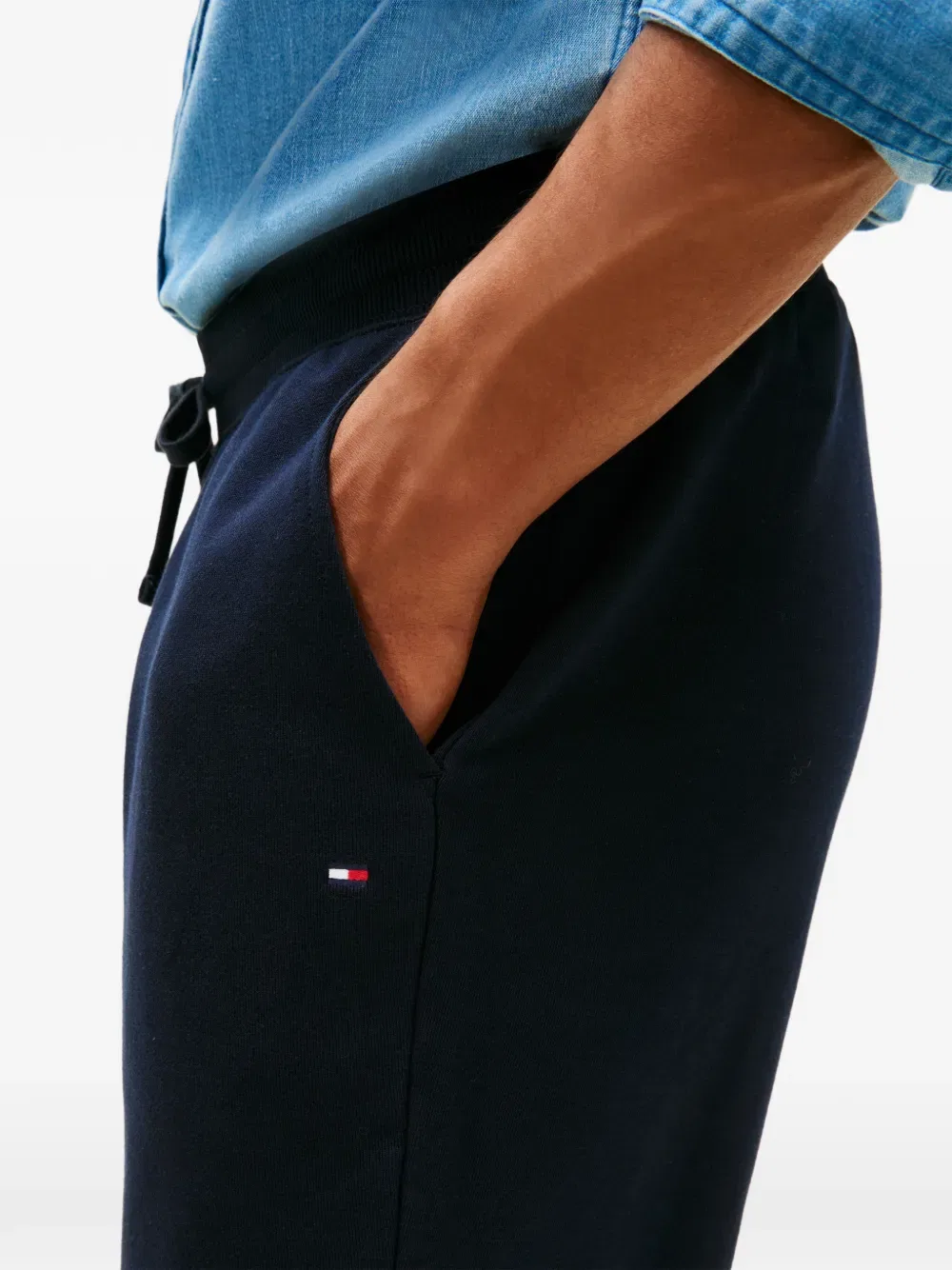 Спортивные брюки с завязками Tommy Hilfiger, синий — фото 4