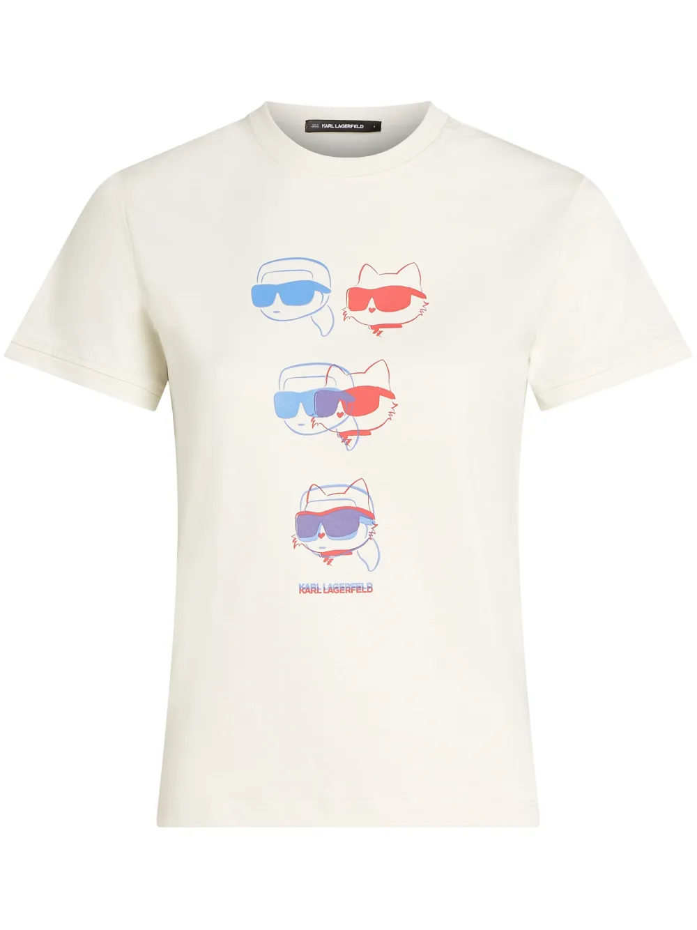 

Футболка Ikon Color-Pop KARL LAGERFELD, белый