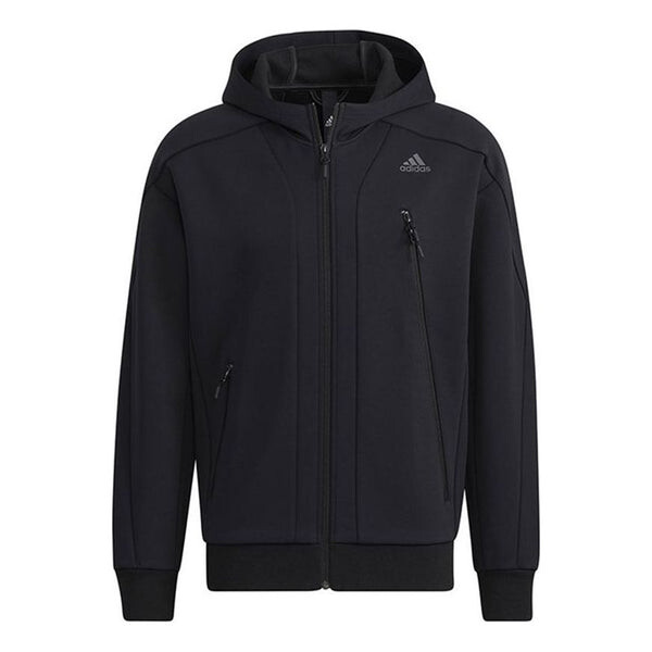 

Куртка adidas Sports hooded casual Jacket Black, черный