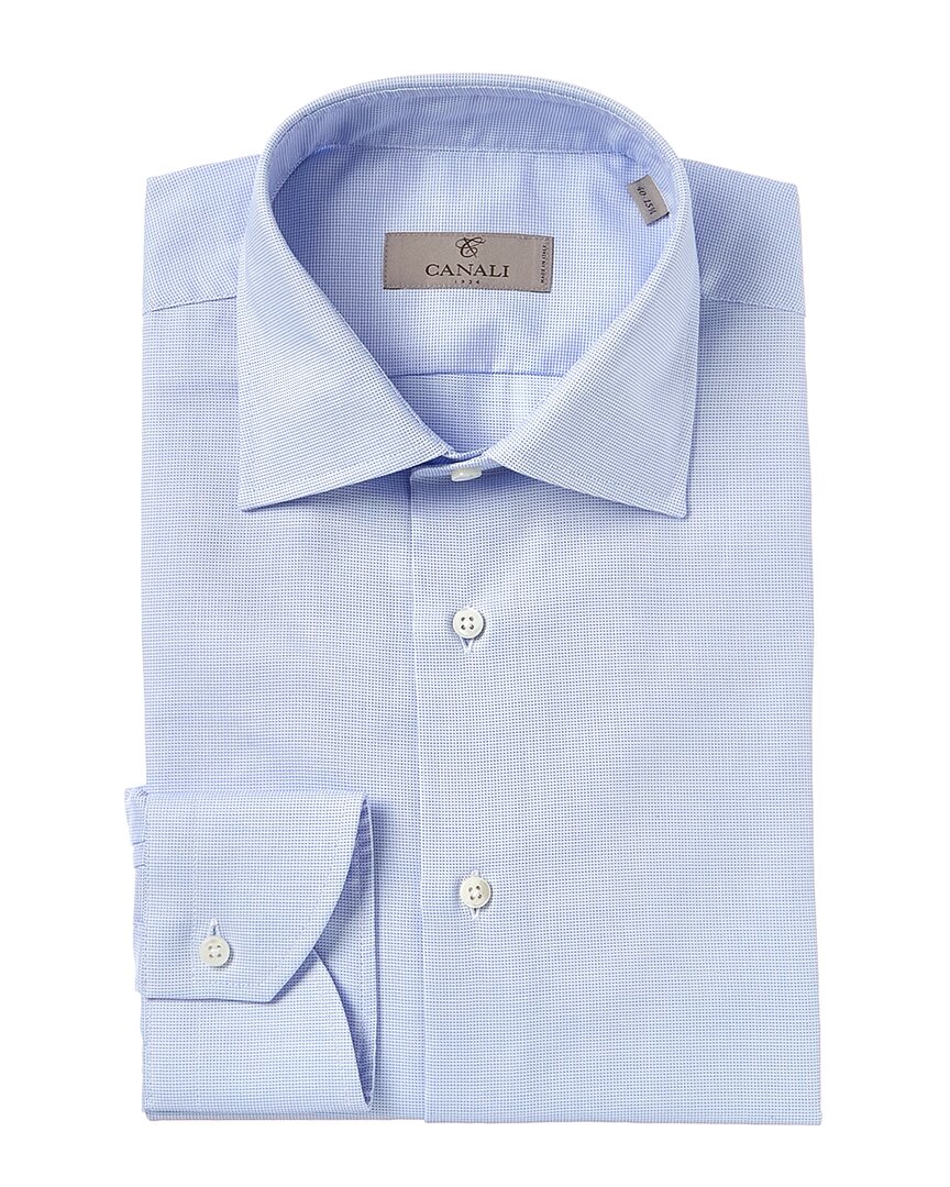 

Рубашка Canali Modern Fit, синий